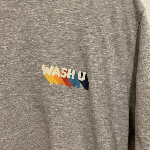 No Spring Break 2021 Washington University Gray Tee Size Medium - Picture 5 of 5